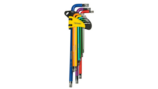 Set 9 chei TORX T10-T50 extra lungi COLOR TMP image