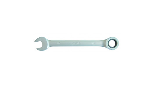 Comb. spanner with ratchet CR-V 17mm GD image