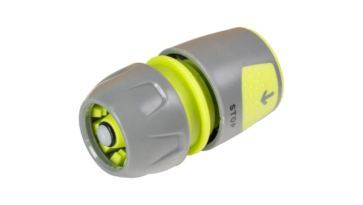 Universal hose connector 1/2"-3/4" with aqua stop CULTURE GX image