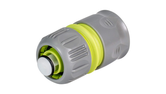 Hose connector 1" with aqua stop STRONG GX image