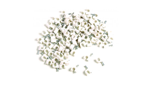 Cable clip 4mm / set 100pcs TS image
