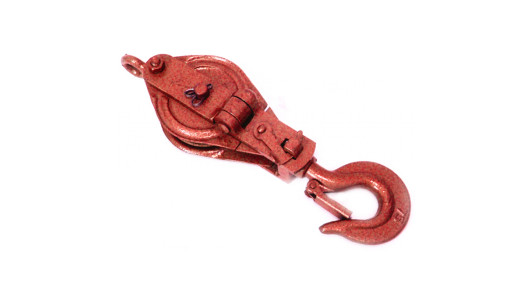 Single wheel s open tp snatch block pulley 4"/100mm TS image