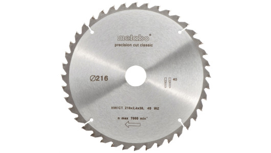 Диск за циркуляр 216х2.4х30.0mm 48 WZ 5&deg; neg. image