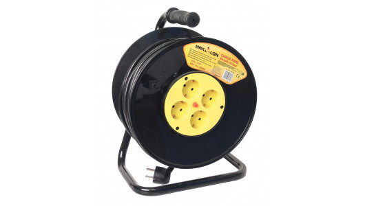 Cable reel 25M 4 sockets 3x1.5mm2 MK image