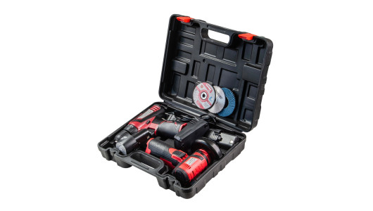 Cordless Drill & Angle Grinder12V 2Ah 75x10mm RDP-CDLCAG03 image