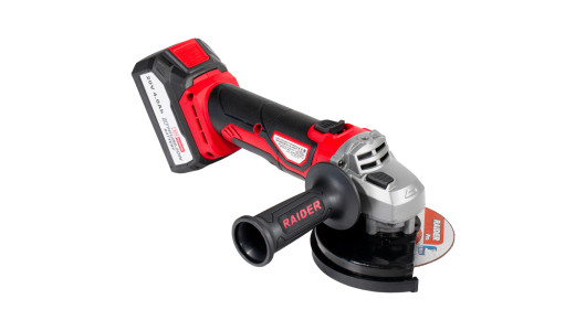 R20 Ъглошлайф &Oslash;125mm 4Ah Case 2 диска RAIDER PRO RDP-SPAG20 Set image
