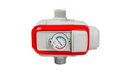 Пресостат електронен 2.2kW 1"M 80&deg;C рег. манометър RD-EPC08 image
