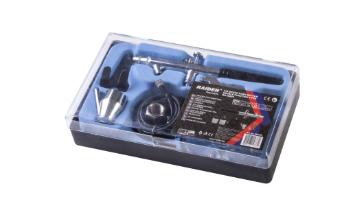 Air Brush &oslash;0.2mm double function 8pcs. kit RD-AB01 image