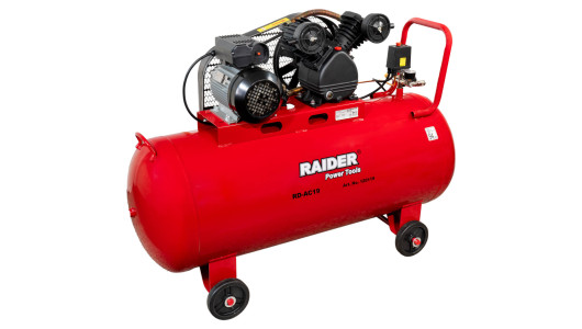 Компресор 200L 2.2kW 250L/min 2цил. ремък RAIDER RD-AC19 image
