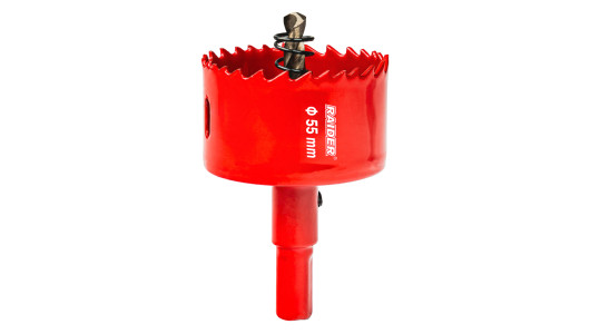 Боркорона HSS bi-metal &Oslash;55 mm с центриращо свредло и опашка image