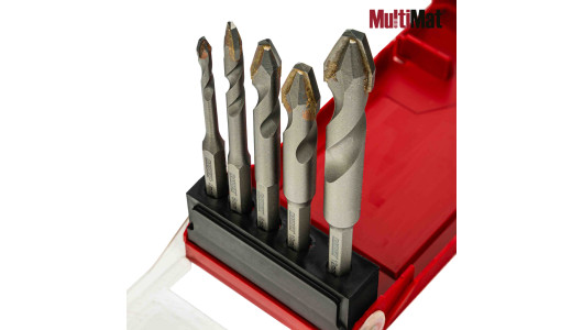 Свредла MultiMat&reg; Asymmetrical 5бр. &Oslash;4 6 8 10 12mm к-т image