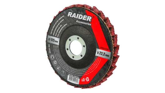 BBL Non-woven Flap Disc 125mm medium Red image