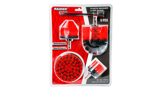 Set 5 perii plastic &Oslash;50 &Oslash;64 &Oslash;90 &Oslash;100mm 150mm HEX 1/4" image