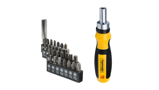 Adjustable screwdriver with bits- 29pcs TMP image