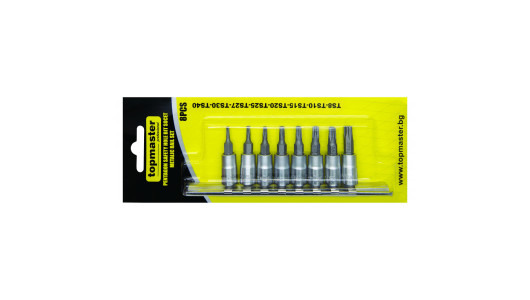 Pentagon safety hole Bit socet set 1/4, 8pcs, TS8-40 TMP image