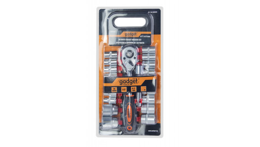 20pcs/Set socket wrench 1/2" 8-27mm GD image