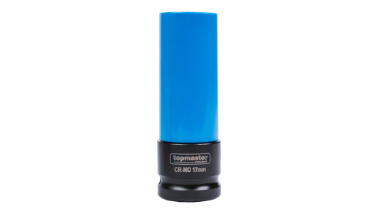 Color Coded Deep 6 Point Impact Socket 1/2" 17 mm TMP image