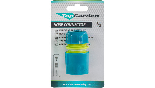 Plastic 1/2&rdquo; hose connector TG image