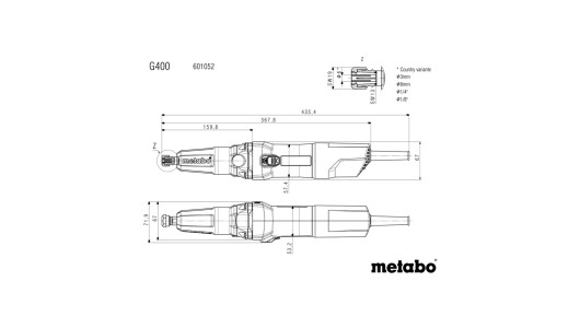 G 400 Straight grinder image