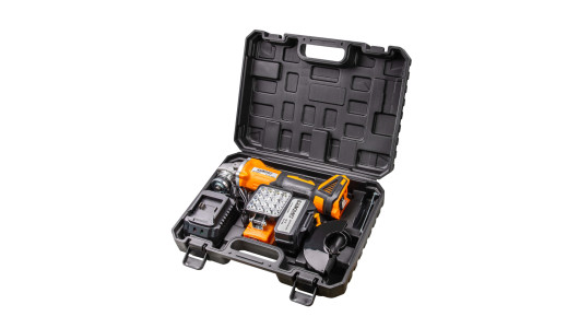 Ъглошлайф акум. безчетков &Oslash;125mm 18V 4Ah 16LED 2USB BAUKRAFT BK-BAG72 image