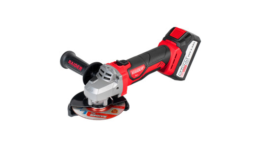 R20 Ъглошлайф &Oslash;125mm 4Ah Case 2 диска RAIDER PRO RDP-SPAG20 Set image