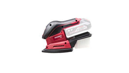 R20 Cordless Multi-Sander 150x150x100mm Solo RDP-SMSA20 image