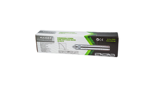 Pompa submesibila cu surub 1200W 2700 L/h 20m RD-WP75 image