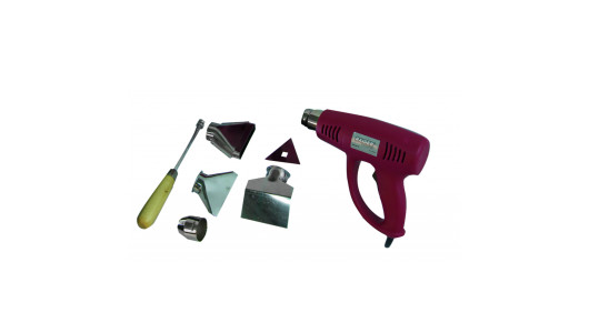Heat Gun 2000W 2 stages and accessories in BMC case RD-HG18 image