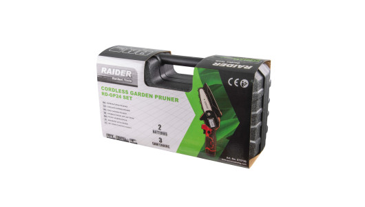 Cordless Garden Pruner 12V 4" 2x2Ah 3 chains in case RD-GP24 image