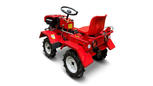 4 Wheel Tiller Diesel el. Start 9.7kW 13.0hp Set RD-T19 image