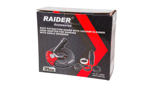 Предпазител за прахоулавяне за ъглошлайф 125mm с адаптери image