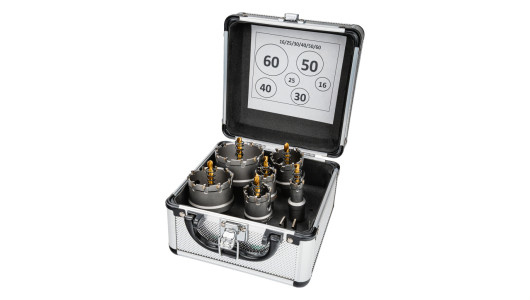Set 6 carote carbura cu pilot &Oslash;16-60mm SDS-plus image