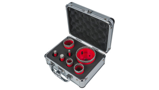 Diamond Hole Saws Dry M14 &Oslash;8-68mm AL Case Set image
