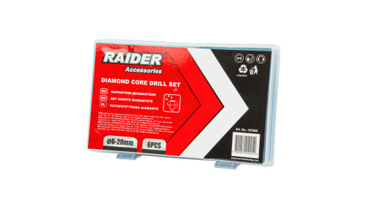 Set 6 carote diamantate &Oslash;6-20mm image