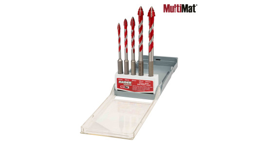 Drill Bits MultiMat 4Cut 5pcs. &Oslash;4 5 6 8 10mm Set image