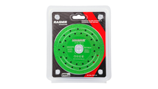 Disc diamantat pentru tăiere sticlă 125x22,23x30mm RD-G02 image