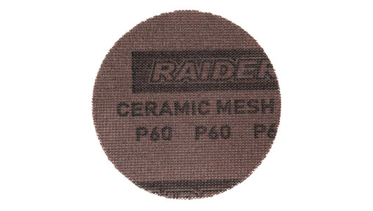 Шкурка мрежеста VELCRO Ceramic &Oslash;125mm P60 10бр. image