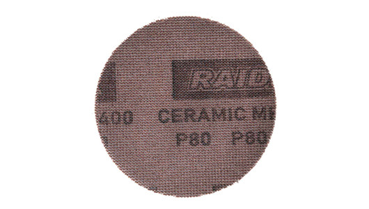 Шкурка мрежеста VELCRO Ceramic &Oslash;125mm P80 10бр. image