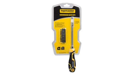 Screwdriver with bits 9pcs TMP image