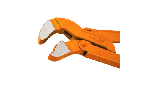 Swedish type pipe wrench 1", jaws "S" 45&deg; GD image