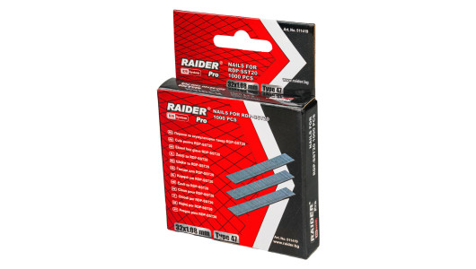 Пирони акум. такер RAIDER PRO RDP-SST20 32x1.08mm Type 47 1000бр. image