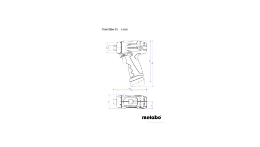 Винтоверт акум. 10.8V 34Nm METABO POWERMAXX 2x2Ah small case image