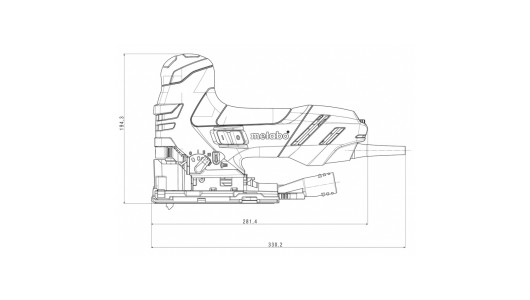 Прободен трион 750W 140mm METABO STE 140 Plus image