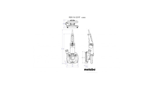 Polizor beton 125mm 1900W METABO RSEV 19-125 RT image