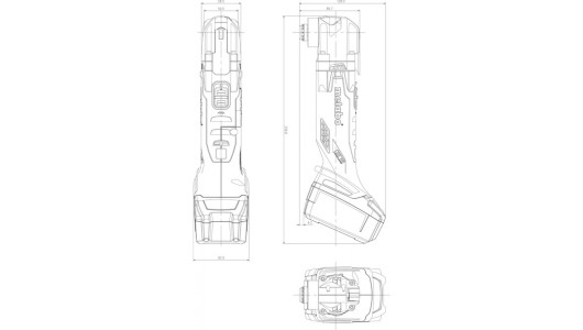 Мултишлайф акум. 18V METABO MT 18 LTX 2x5.2 Ah LiIon image