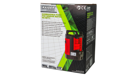 Submersible Pump 900W 250L/min 8m 30mm Oil sensor RD-WP73 image