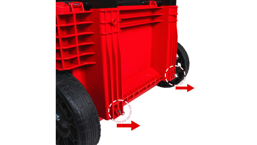 Rolling Tool Box with Collapsible Handle IP65 RDP-MSS1 image