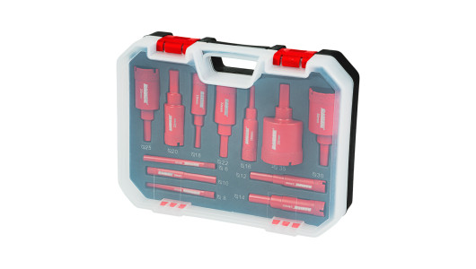 Diamond core drill 12pcs &Oslash;6-35mm Case Set 12pcs image