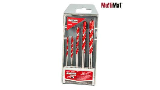 Свредла MultiMat 2Cut 5бр. &Oslash;4 5 6 8 и 10mm к-т image