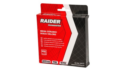 Шкурка мрежеста VELCRO Ceramic &Oslash;125mm P100 10бр. image